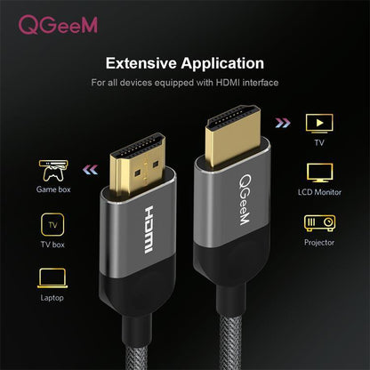 Qgeem HDMI Cable 1m 2m 5m HDMICable HDMI