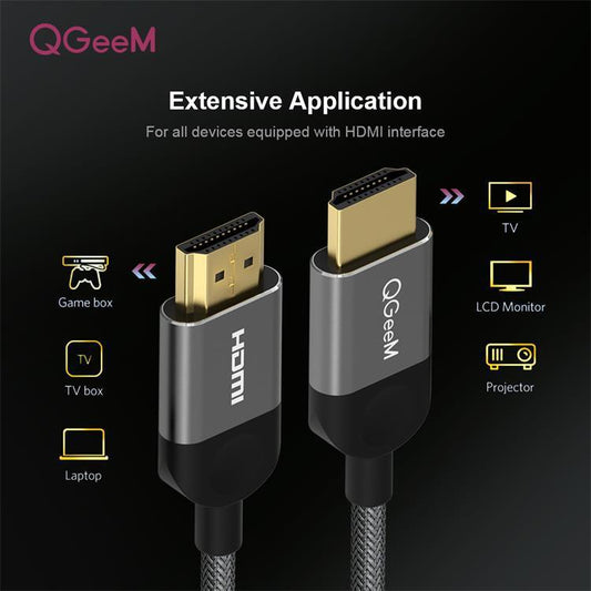 Qgeem HDMI Cable 1m 2m 5m HDMICable HDMI