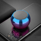 M3 Colorful Wireless Speakers 3D Mini Electroplating Round Steel Cannon Blue tooth Speaker Radio Support