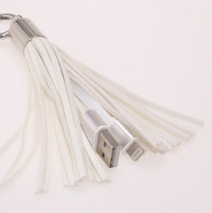 Tassel Keychain Data Cable